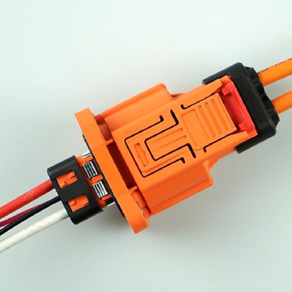 SH1系列 二芯 20A~40A 高压互锁塑胶连接器