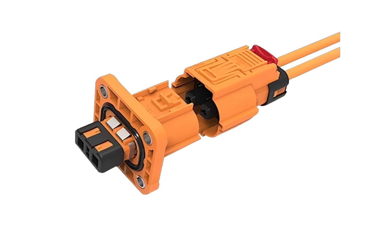 SH1系列 二芯 20A~40A 高压互锁塑胶连接器