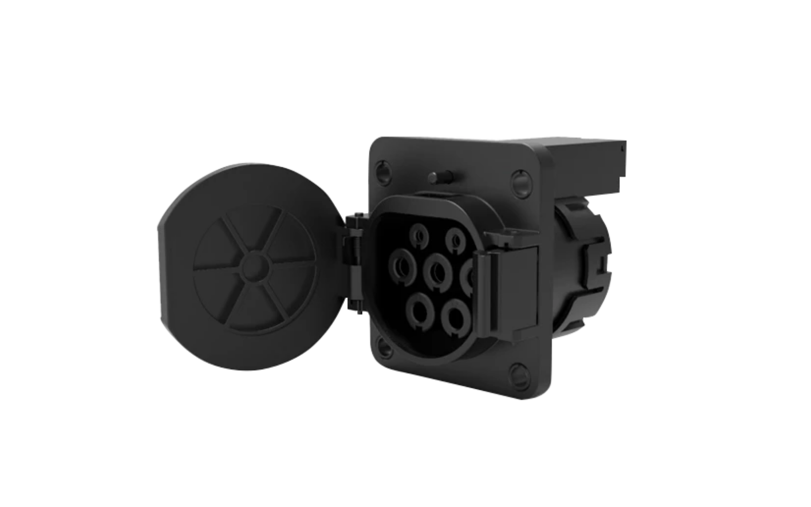 32A 国标交流充电插座，SCZ-32A-250V-L