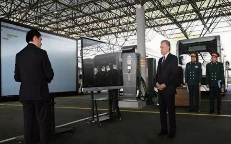 2023年5月，8个场站共计151台充电桩在乌兹别克首都-塔什干投入运营，该场站可同时为300台新能源客车提供快速充电服务