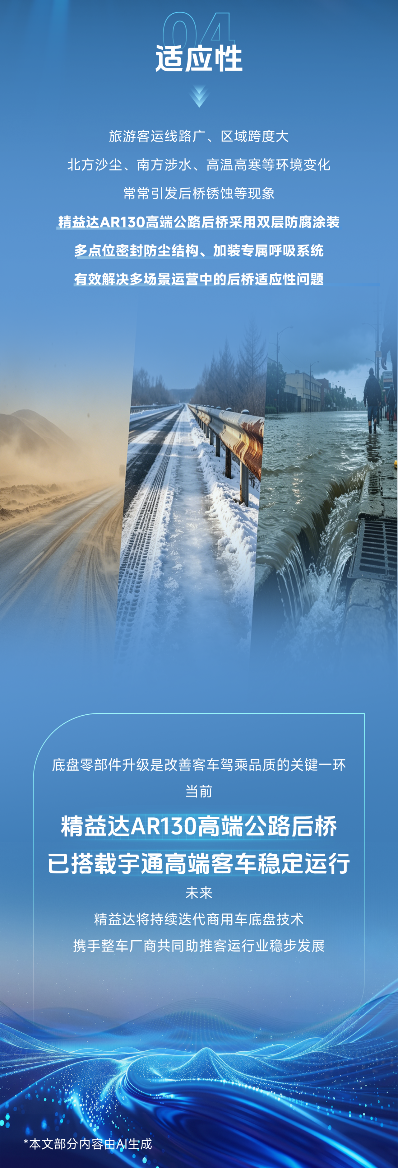 精益达AR130高端公路后桥,四大优势助力公路客运提质升级 精益达AR130高端公路后桥,四大优势助力公路客运提质升级