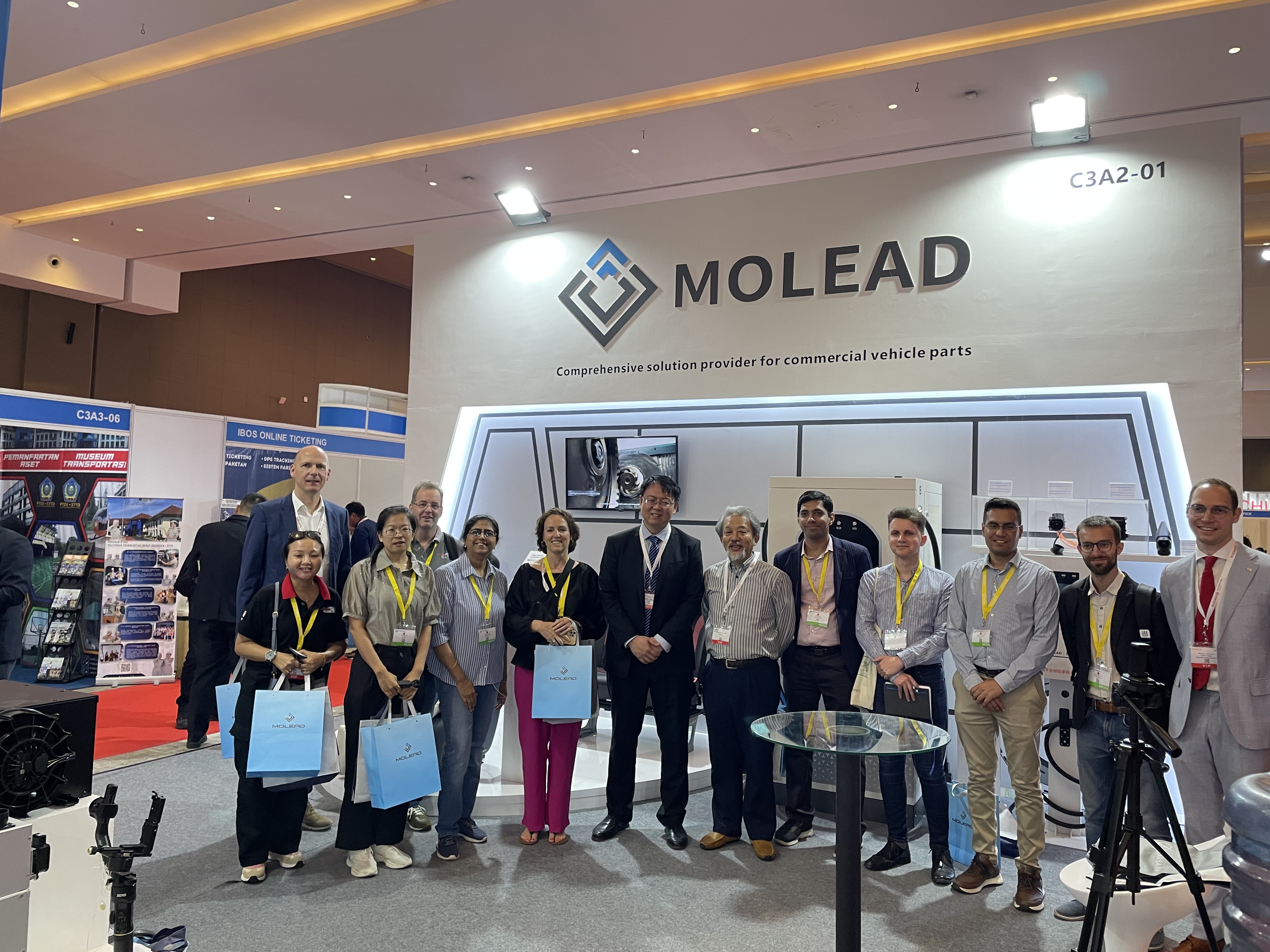 Molead Cling shines at Busworld Jakarta