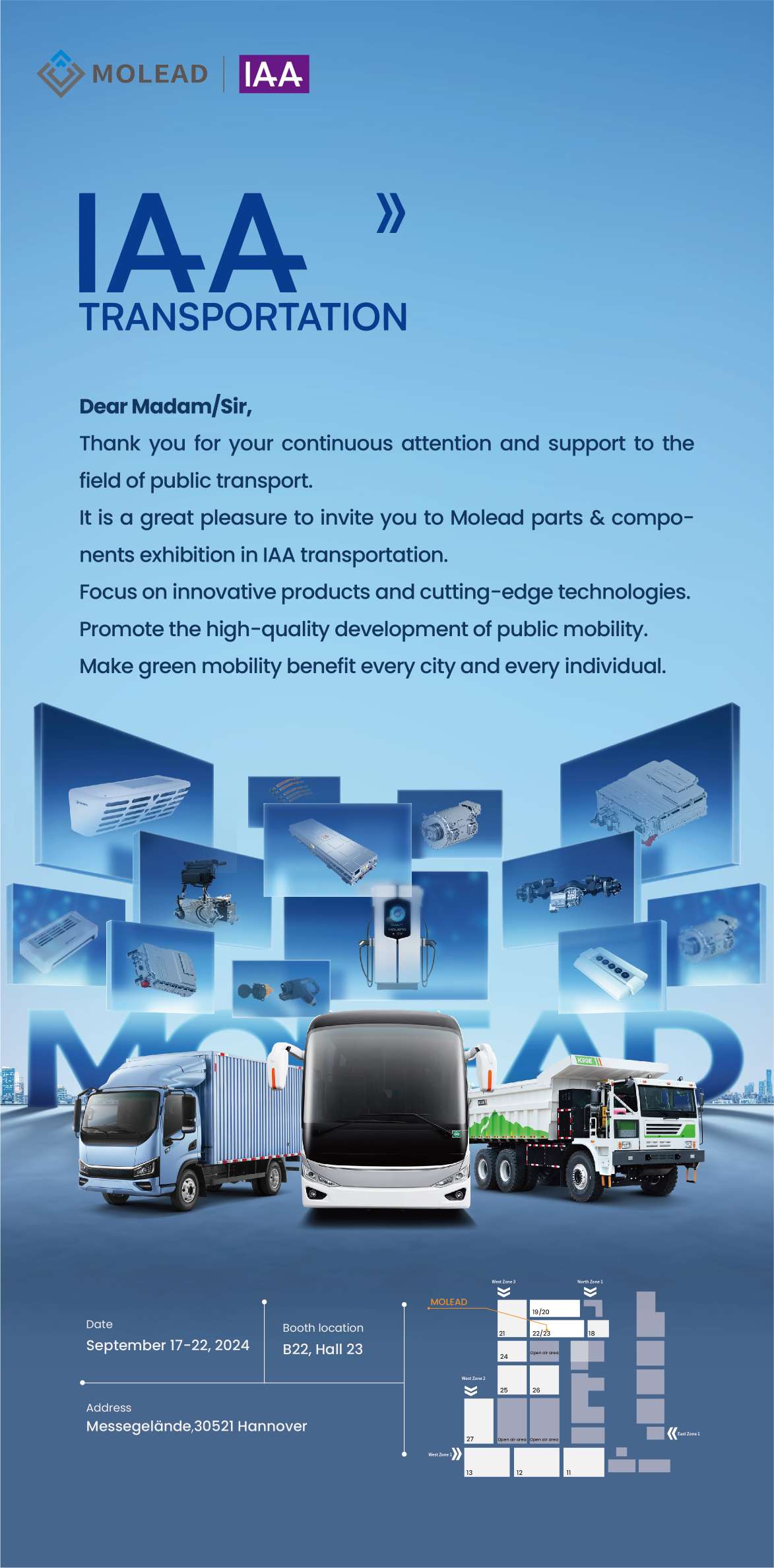 Molead Group will appear at the IAA in Hannover Germany