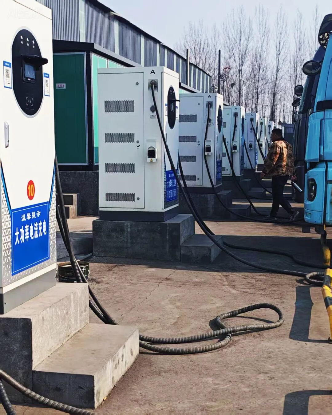 Molead Shanxiang 400kW DC Charging Piles Deployed at Large Charging Station
