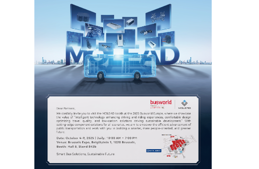 Molead Cordially Invites You to Busworld Brussels 2025