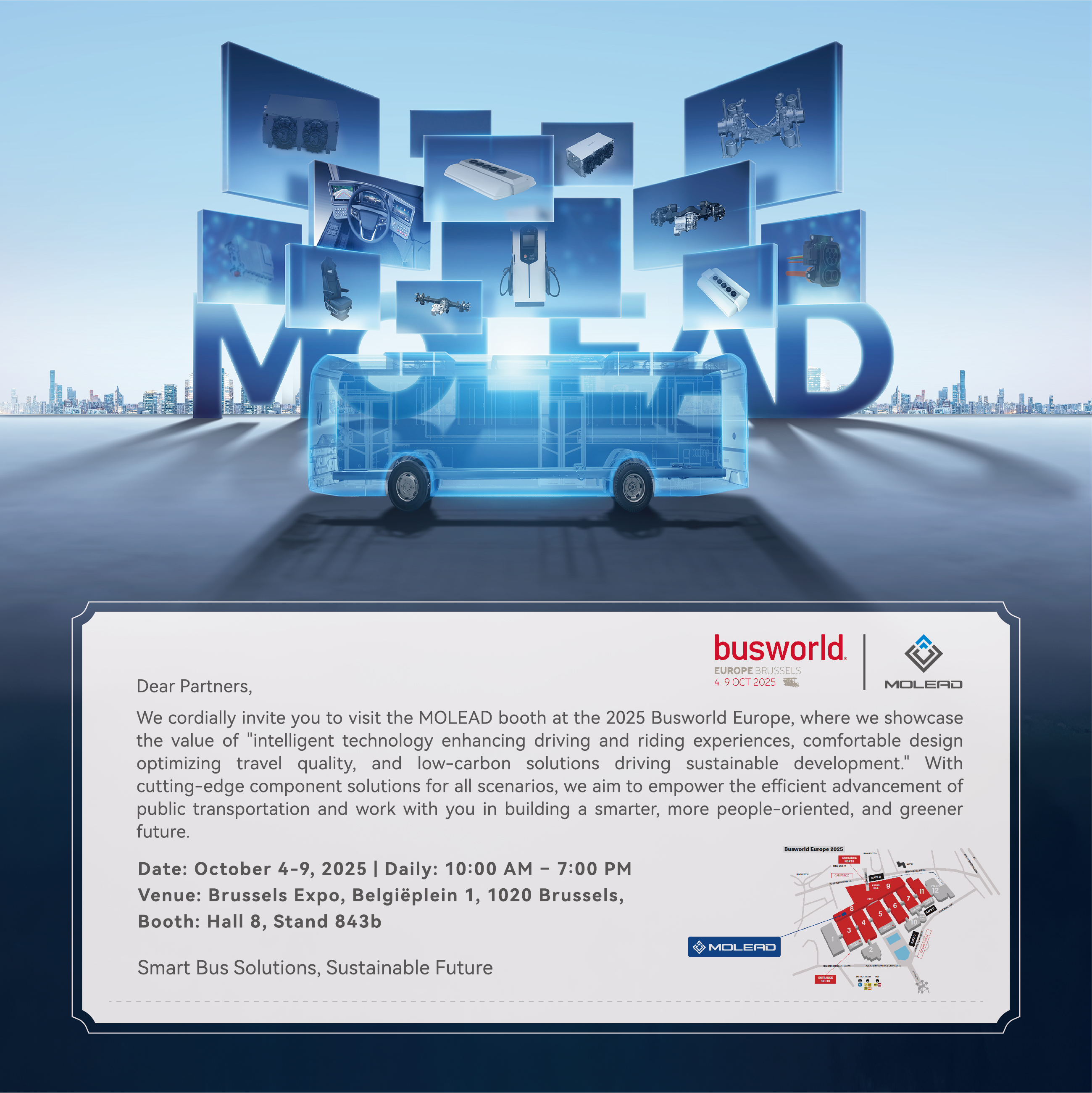 Molead Cordially Invites You to Busworld Brussels 2025